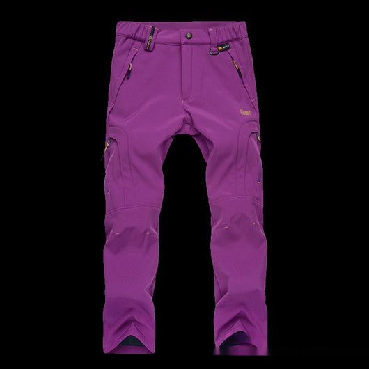 Pantalones de Senderismo Impermeables y Cálidos de Corte Holgado - Image 3