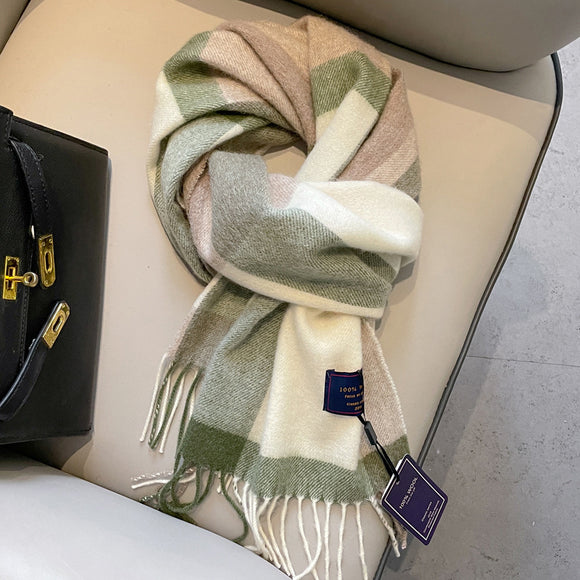 Bufanda de Lana para Hombre Invierno Multicolor - Diseño Moderno