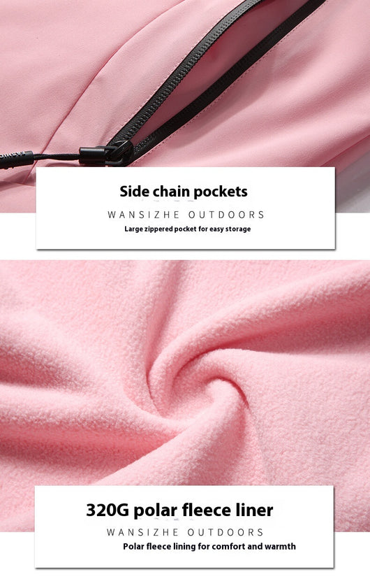 Chaqueta de Montaña 3 en 1 Desmontable Impermeable Unisex - Image 27