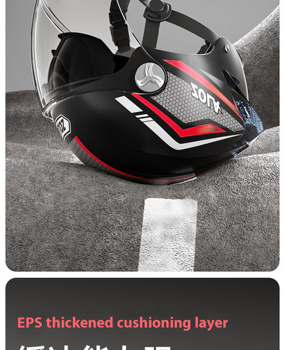Casco Motociclista Abatible de Protección Solar para Todas las Estaciones - Image 24