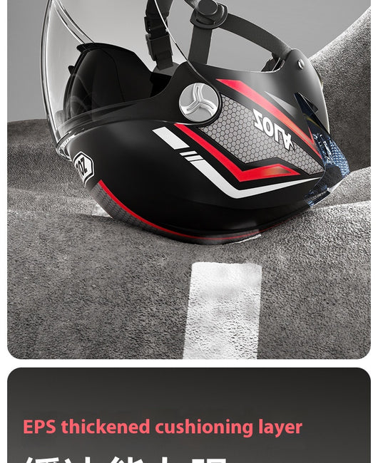Casco Motociclista Abatible de Protección Solar para Todas las Estaciones - Image 24