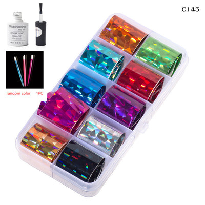 Set de 12 Láminas Decorativas para Uñas - Transferencias Nail Art - Image 55