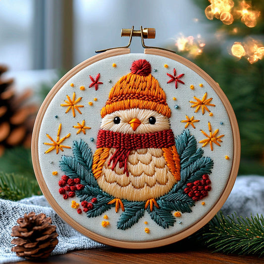 Kit DIY Traje de Pájaro Navideño Invierno