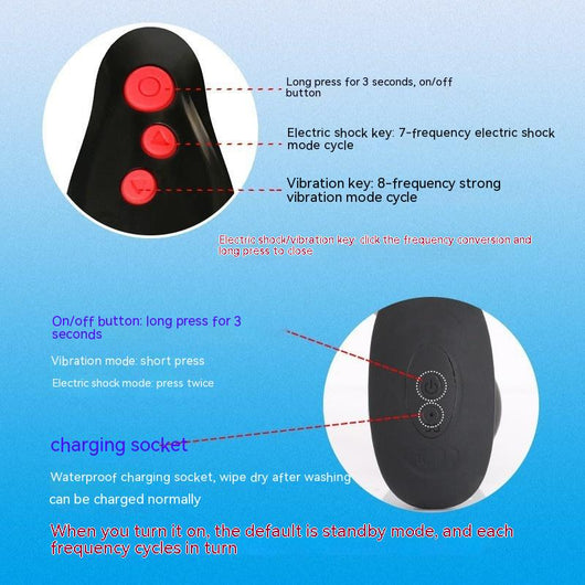 Masajeador de Próstata con Control Remoto y Estimulación Vibrátil - Image 3