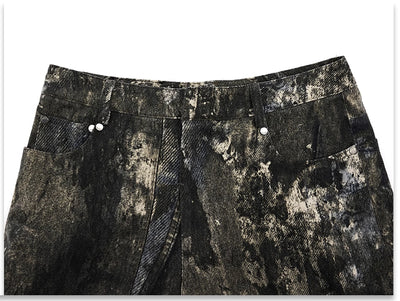 Jeans Desgastados con Estampado 3D Efecto Industrial Splash - Image 14