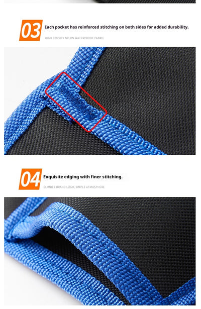 Cinturón de Trabajo Multifuncional con Bolsa de Herramientas - Tela Oxford Resistente para Alturas - Image 20