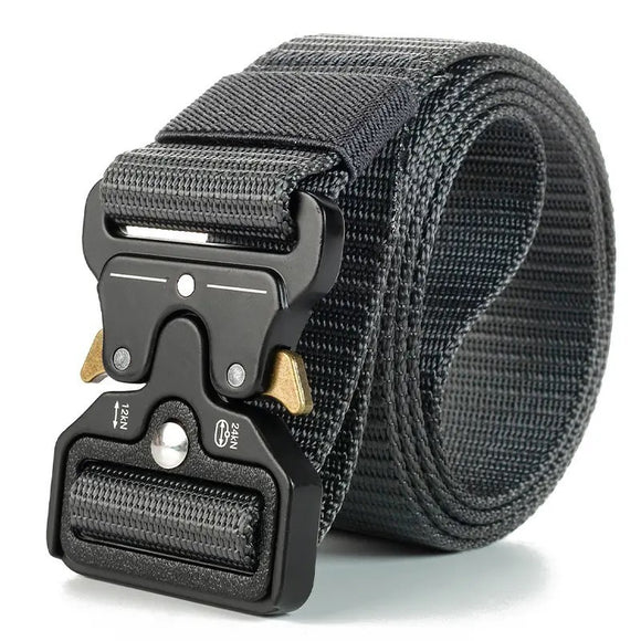 Cinturón Táctico de Lona Gruesa para Hombre