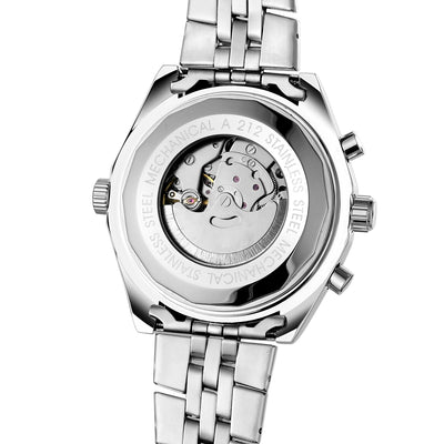 Reloj Automático de Acero Inoxidable con Doble Calendario para Hombre - Image 12