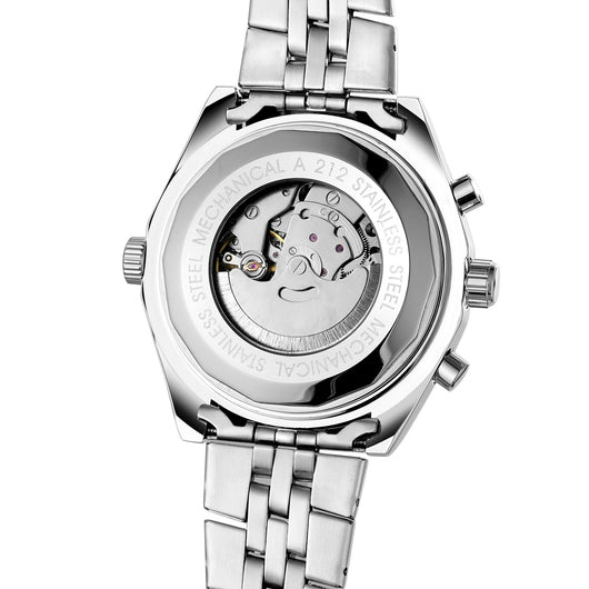 Reloj Automático de Acero Inoxidable con Doble Calendario para Hombre - Image 12