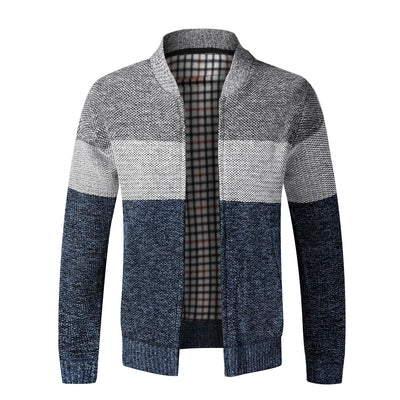 Cardigan de Cuello Alto para Hombre - Suéter Elegante de Manga Larga - Image 15