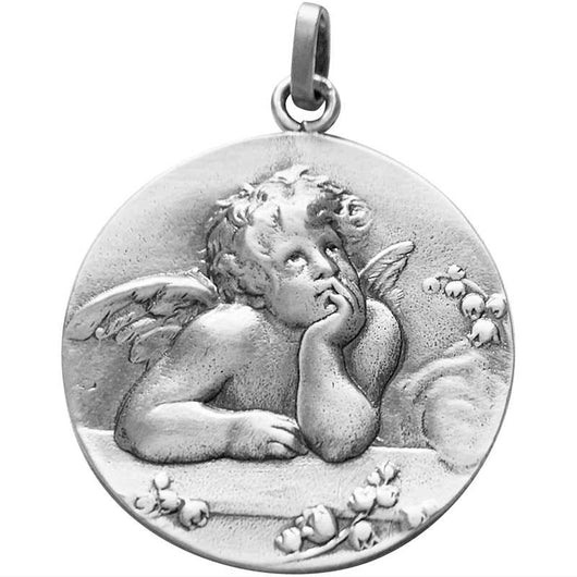 Dije de Plata 925 Grande Grabado en Relieve para Hombre y Mujer - Image 5