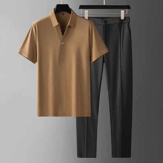 Blusa Sin Costuras Ultrafina de Seda Helada con Adhesivo - Manga Corta Verano - Image 9