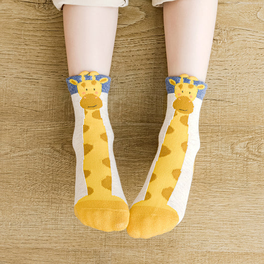 Calcetines Cálidos para Niños con Diseño de Jirafa - Image 5