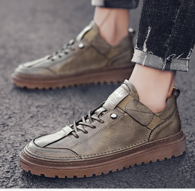Zapatos de Cuero Premium Estilo Británico para Hombre - Botines Altos Versátiles - Image 11