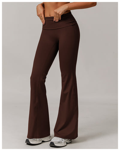 Pantalones Yoga Cintura Alta Plegables para Mujer - Image 45