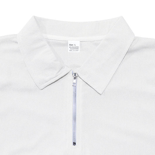Polo Corduroy Holgado con Medio Cierre para Hombre - Image 17