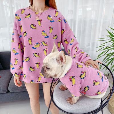 Conjunto a juego para padres e hijos con diseño de perrito - Image 8