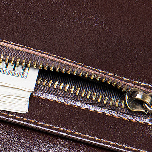 Cartera Multifuncional de Cuero Genuino para Tablet y Monedas - Image 11