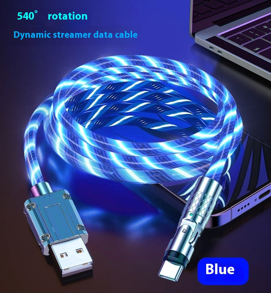 Cable de Carga Rápida con Luz Ambiental Colorida para Auto - Image 11