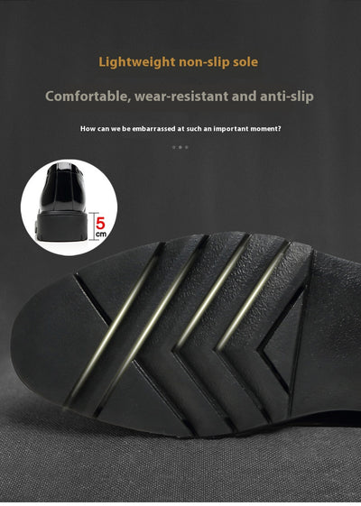 Zapatos Formales con Alzas Internas 10cm - Cuero Brillante Premium para Hombre - Image 21