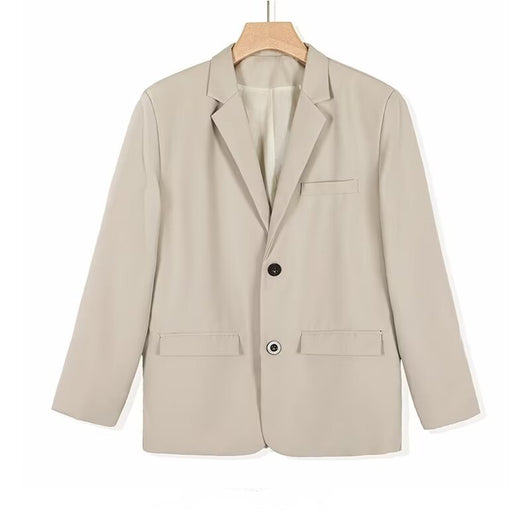 Blazer Casual para Hombre Primavera Otoño con Hombros Acolchados Estilo Moderno - Image 10