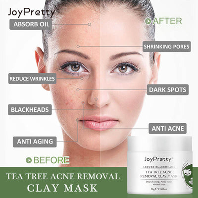 Mascarilla Facial de Arcilla y Árbol de Té - Limpieza Profunda y Eliminación de Puntos Negros - Image 5
