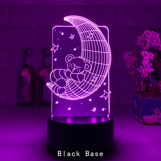 Lámpara LED 3D Táctil con Control Remoto - Image 12