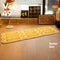 Alfombra Moderna de Felpa para Dormitorio con Letras en Relieve