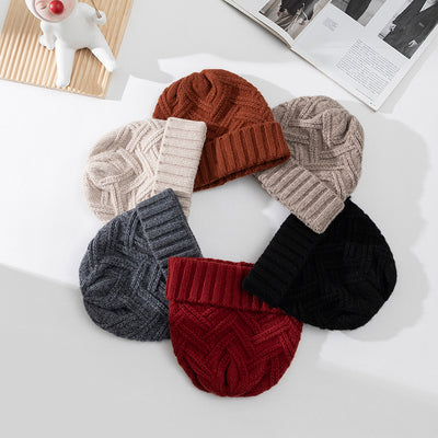 Gorro de Lana Gruesa Tejido para Otoño e Invierno - Image 3