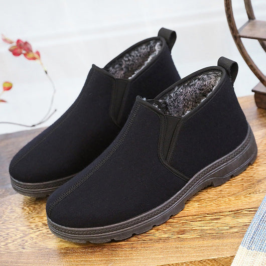 Zapatos Cálidos Estilo Pekín con Forro de Conejo y Caña Alta - Image 13