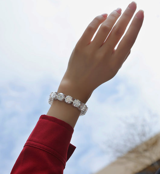 Pulsera Lujo Verano - Conjunto de Joyería Plata S925 con Moissanita Premium - Image 8