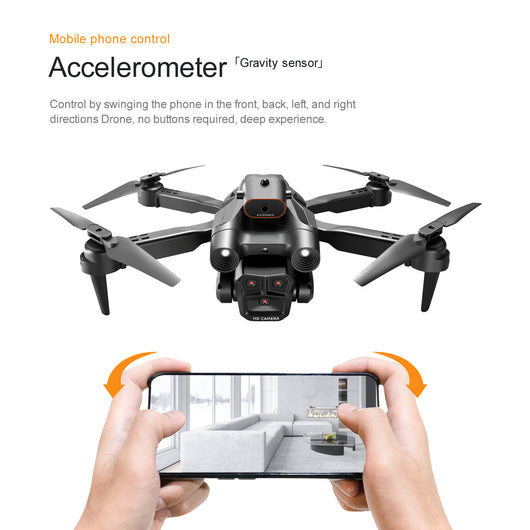 Dron S92 con Triple Cámara, Posicionamiento por Flujo Óptico y Control Remoto - Image 20
