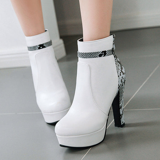 Tacones con Bloques de Color para Mujer - Image 9