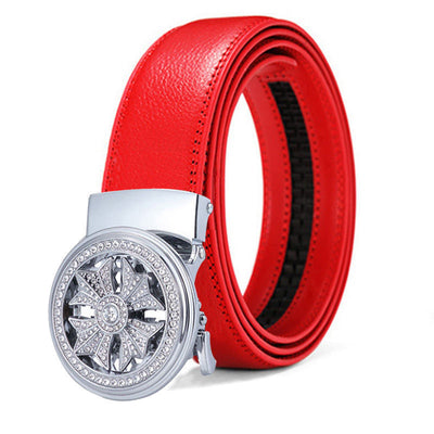 Cinturón Automático para Hombre con Hebilla Giratoria y Cristal Diamante 3.5cm - Image 16