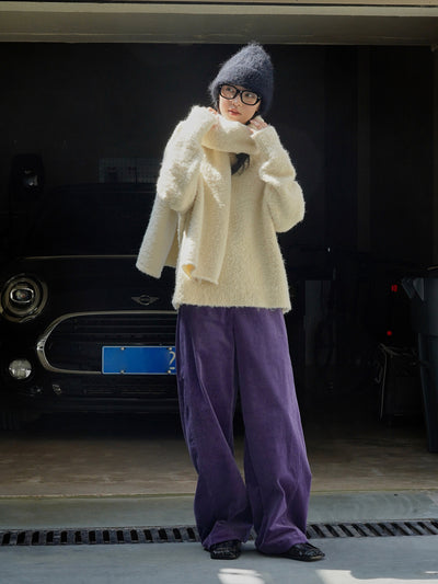 Pantalones Casuales Rectos Cómodos para Mujer con Abrigo Térmico - Image 11