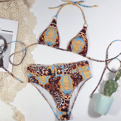 Bikini Halter Estampado - Image 15