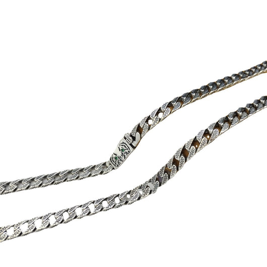 Collar de Plata Esterlina para Hombre Año del Tigre Diseño Minimalista - Image 5