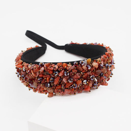 Diadema de Lujo con Partículas de Cristal Brillante - Image 2