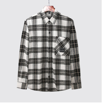 Camisa Cuadros Algodón Transpirable Ajuste Slim para Hombre - Image 9