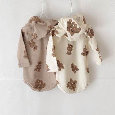 Romper con Capucha Estampado Osito para Bebé - Image 10