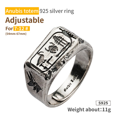 Anillo de Plata del Faraón Egipcio Antiguo - Image 7
