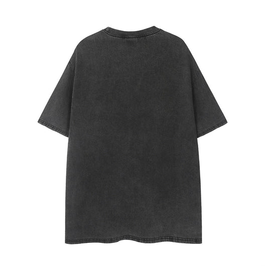 Playera Punk de Mezclilla Manga Corta para Hombre - Image 7