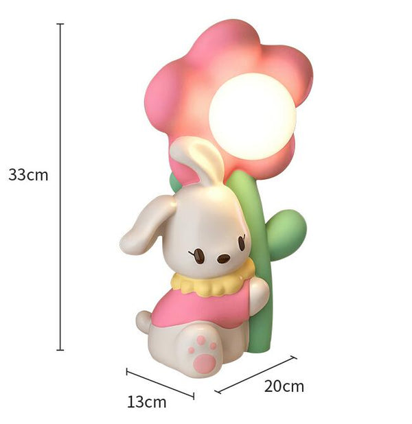 Lámpara de Mesa Luminosa con Flores Creativas - Diseño Moderno y Elegante