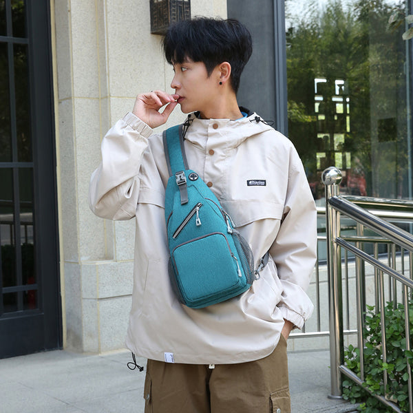 Bolsa de Hombro Casual para Hombre - Diseño Minimalista