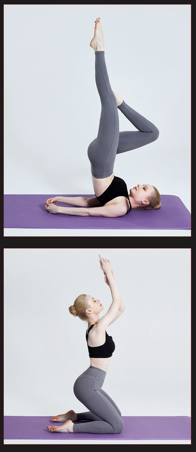 Tapete de Yoga Antideslizante para Principiantes con Bordes de Seguridad - Image 14