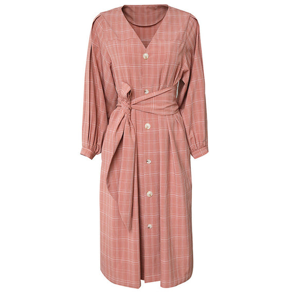 Vestido Retro Primera Amor - Conjunto para Niña Inicio de Otoño
