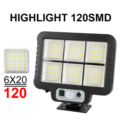 Luz Solar de Pared Bifásica 120 LED con Sensor de Movimiento - Image 5