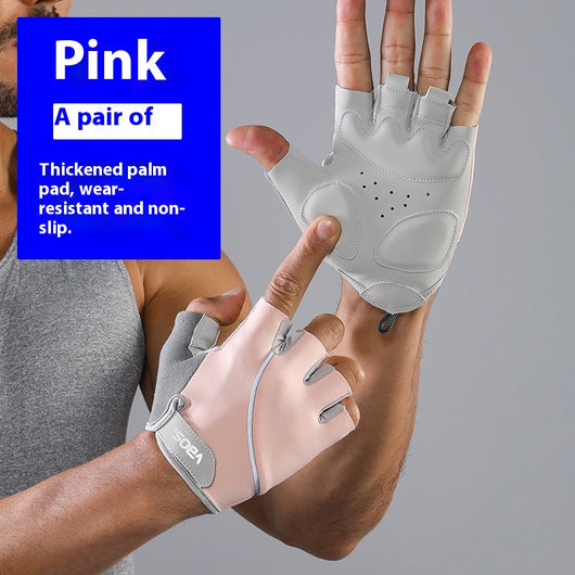 Guantes Deportivos Antideslizantes de Medio Dedo para Fitness y Exterior - Image 5