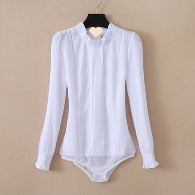 Camisa Ejecutiva Blanca de Cuello Alto para Hombre - Traje Empresarial Versátil