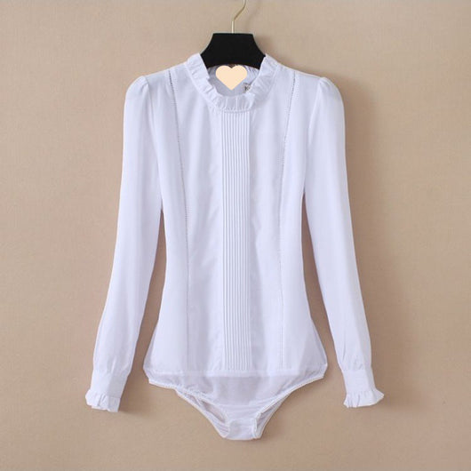 Camisa Ejecutiva Blanca de Cuello Alto para Hombre - Traje Empresarial Versátil